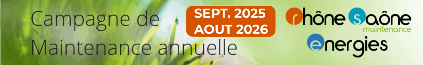 Contrat de maintenance
annuelle Rhône Saône Energies
